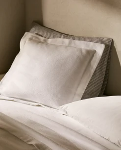 ZARA Home Solid Color Cotton Throw Pillow Cover