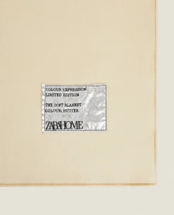 ZARA Home Solid Color Wool Blanket