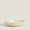 ZARA Home Speckled Stoneware Soup Plate