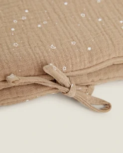 ZARA Home Star Print Muslin Baby Wipe Holder