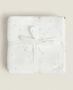 ZARA Home Star Print Towels (Pack Of 3)