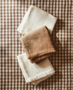 ZARA Home Star Print Towels (Pack Of 3)