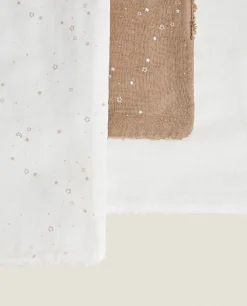 ZARA Home Star Print Towels (Pack Of 3)