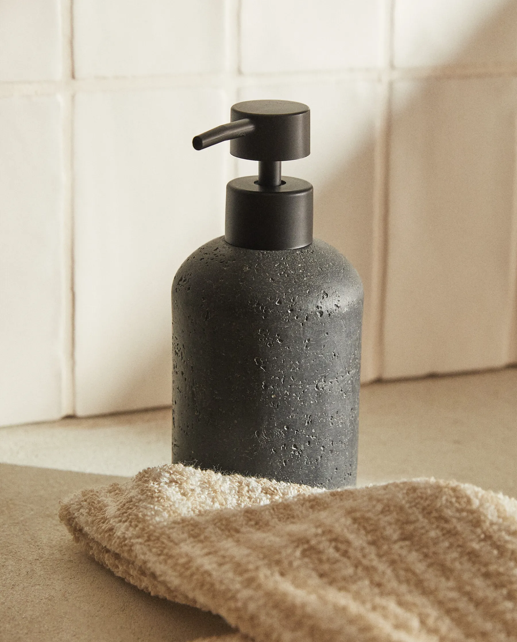 ZARA Home Stone Grey Resin Dispenser