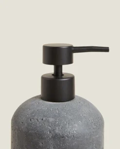 ZARA Home Stone Grey Resin Shower Dispenser