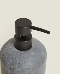 ZARA Home Stone Grey Resin Shower Dispenser