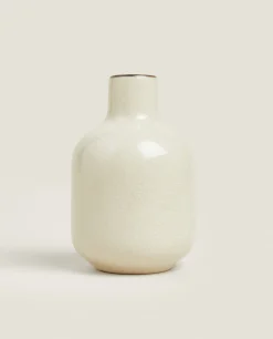 ZARA Home Stoneware Crackled Vase