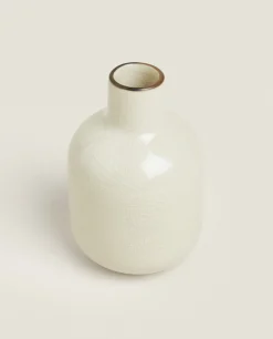 ZARA Home Stoneware Crackled Vase