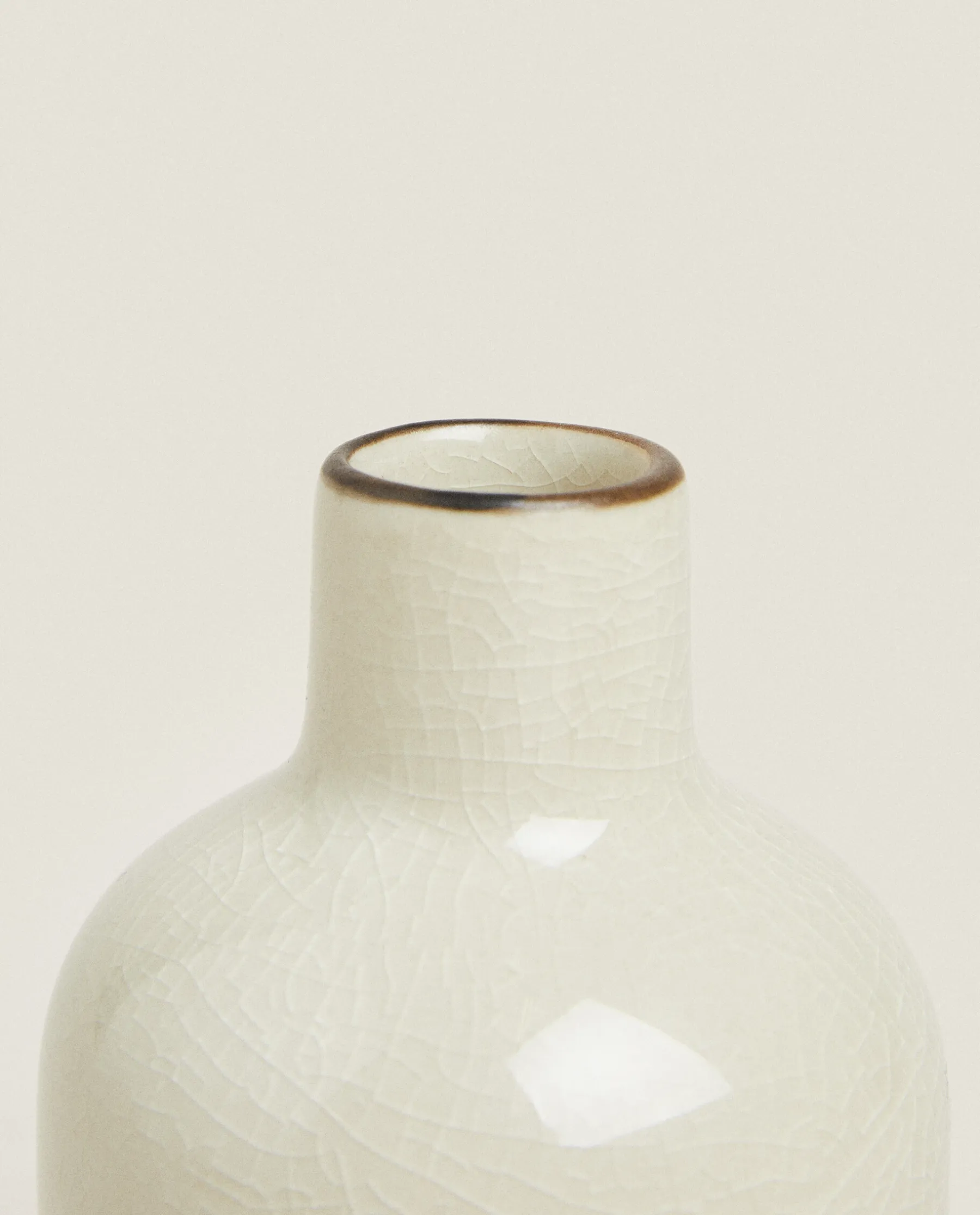 ZARA Home Stoneware Crackled Vase