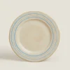 ZARA Home Stoneware Dinner Plate With Lines