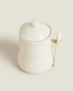 ZARA Home Stoneware Jam Jar
