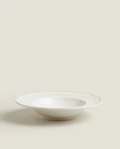 ZARA Home Stoneware Pasta Plate
