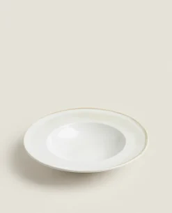 ZARA Home Stoneware Pasta Plate