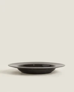 ZARA Home Stoneware Soup Plate