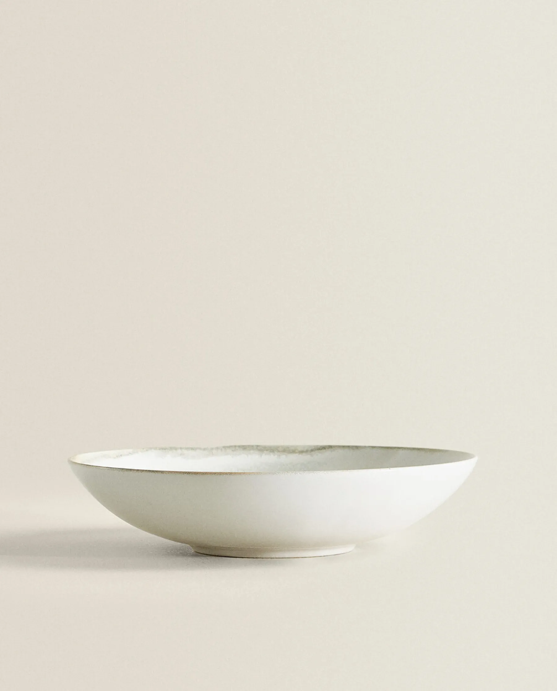 ZARA Home Stoneware Soup Plate