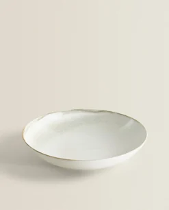 ZARA Home Stoneware Soup Plate