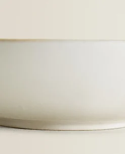 ZARA Home Stoneware Soup Plate