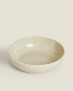 ZARA Home Stoneware Soup Plate