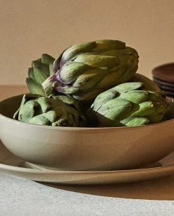 ZARA Home Stoneware Soup Plate