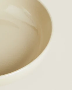 ZARA Home Stoneware Soup Plate