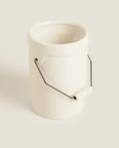 ZARA Home Stoneware Utensil Holder