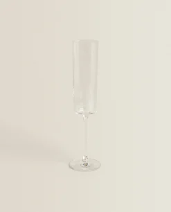 ZARA Home Straight Crystalline Sparkling Wine Flute