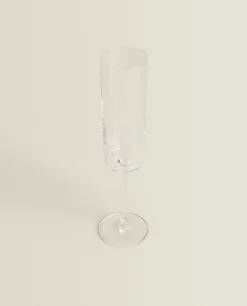 ZARA Home Straight Crystalline Sparkling Wine Flute