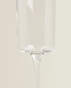 ZARA Home Straight Crystalline Sparkling Wine Flute