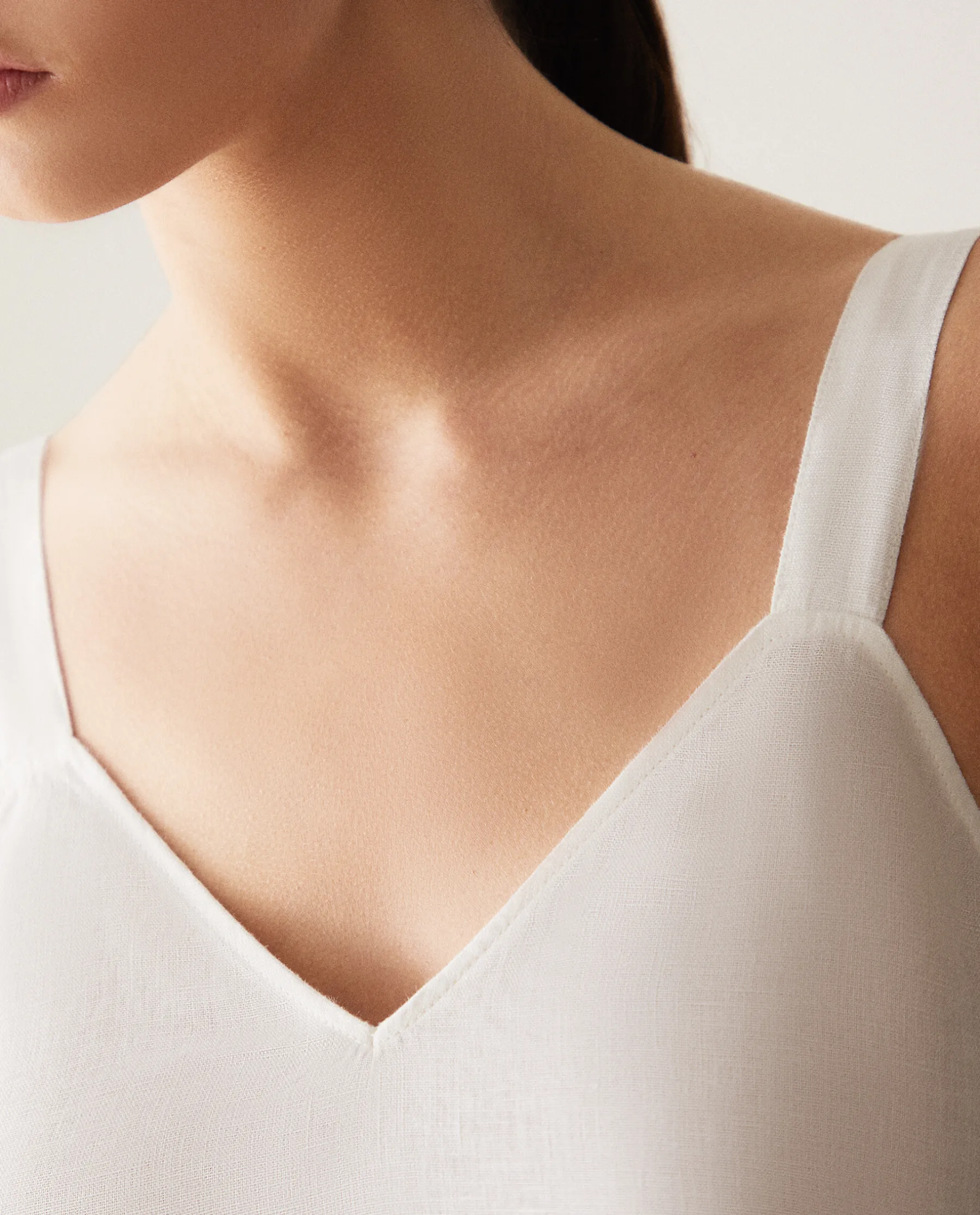 ZARA Home Strappy Linen Nightgown