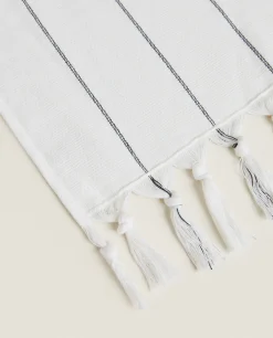 ZARA Home Striped Beach Towel