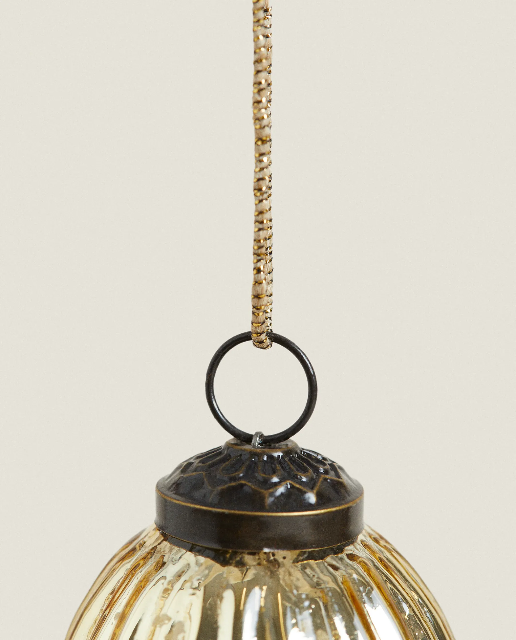 ZARA Home Striped Christmas Ornament