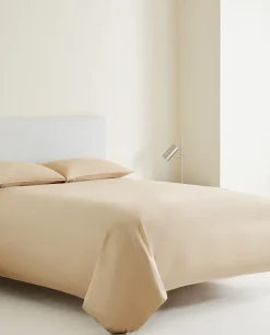 ZARA Home Striped Cotton Duvet Cover