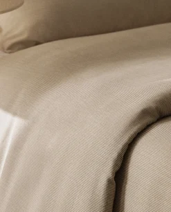 ZARA Home Striped Cotton Duvet Cover