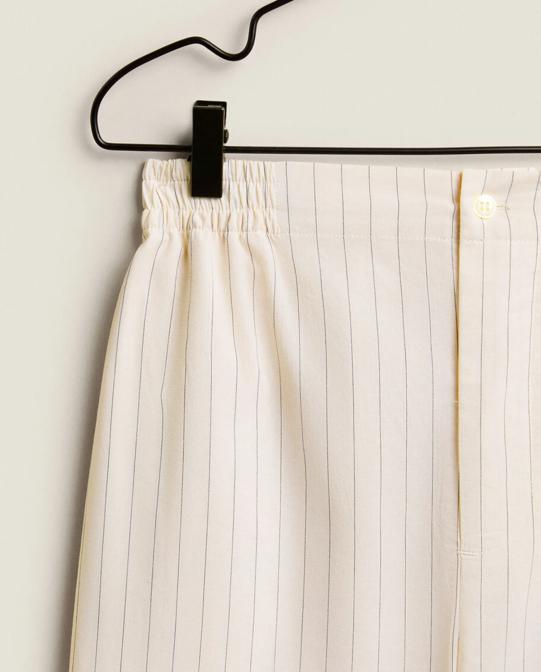 ZARA Home Striped Cotton Pants