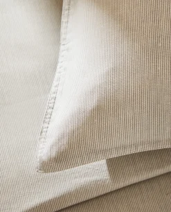 ZARA Home Striped Cotton Pillowcase