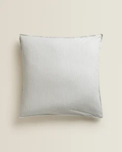 ZARA Home Striped Cotton Pillowcase