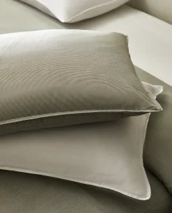 ZARA Home Striped Cotton Pillowcase