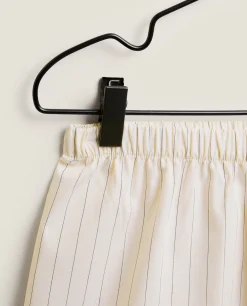 ZARA Home Striped Cotton Shorts