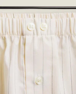 ZARA Home Striped Cotton Shorts