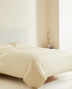 ZARA Home Striped Duvet Cover