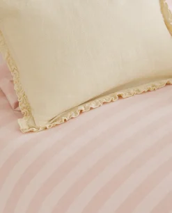 ZARA Home Striped Flannel Duvet Cover