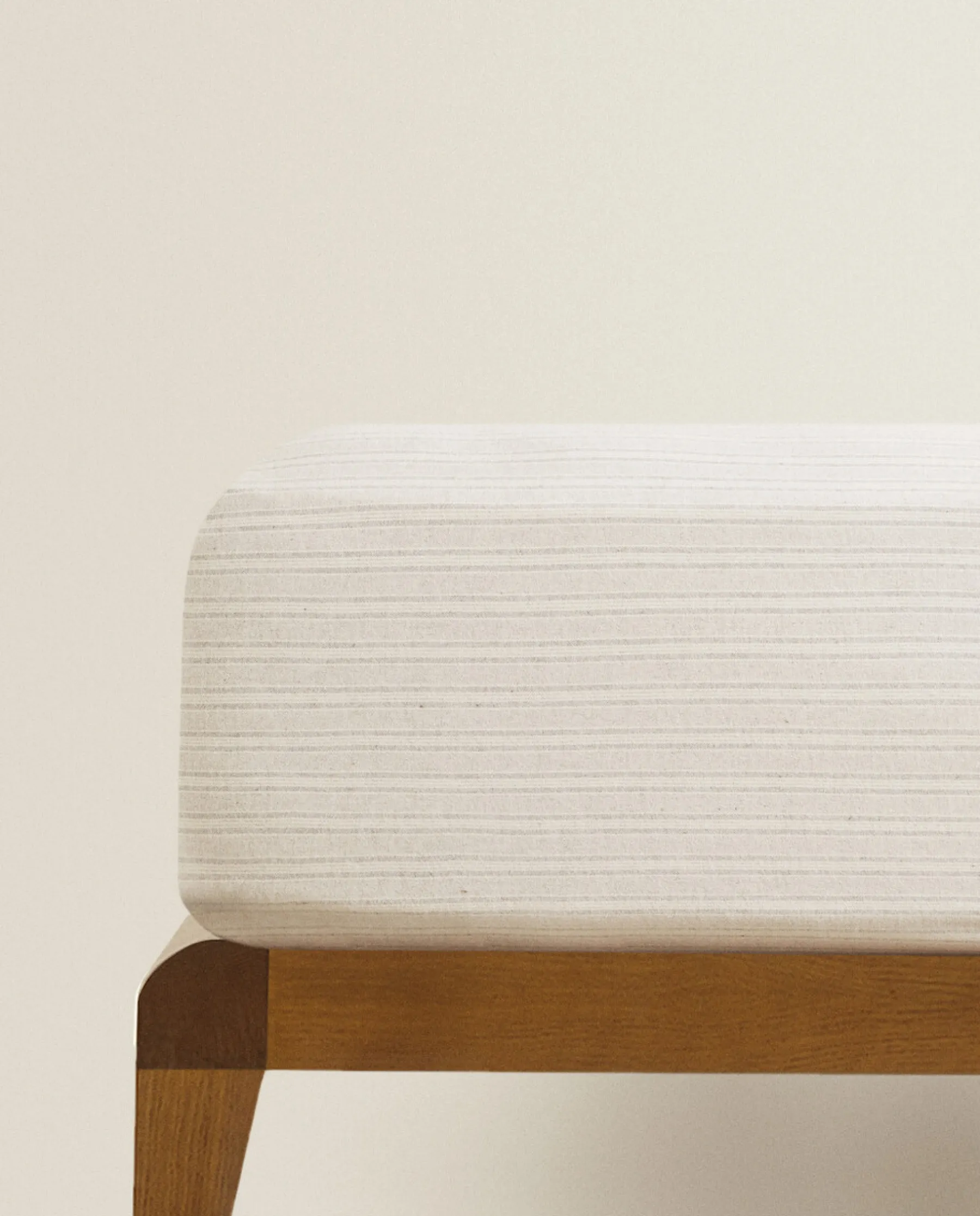 ZARA Home Striped Flannel Fitted Sheet