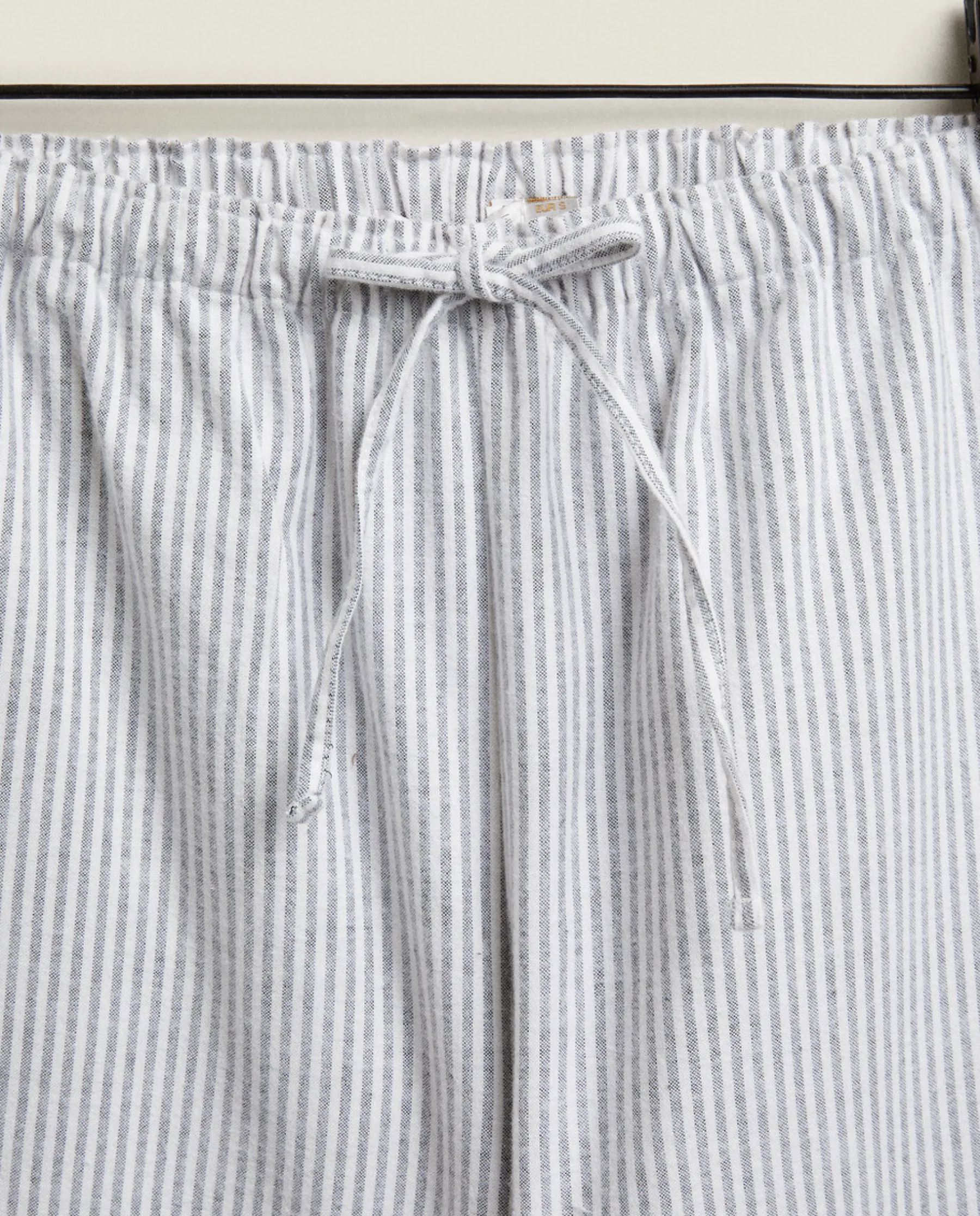 ZARA Home Striped Flannel Pajama Bottoms