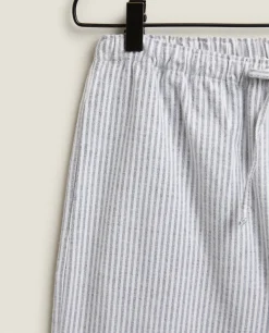 ZARA Home Striped Flannel Pajama Bottoms