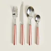 ZARA Home Striped Flatware Set (4 Pieces)