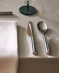 ZARA Home Striped Flatware Set (4 Pieces)