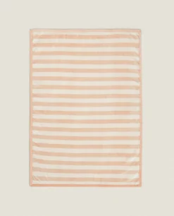 ZARA Home Striped Fleece Blanket