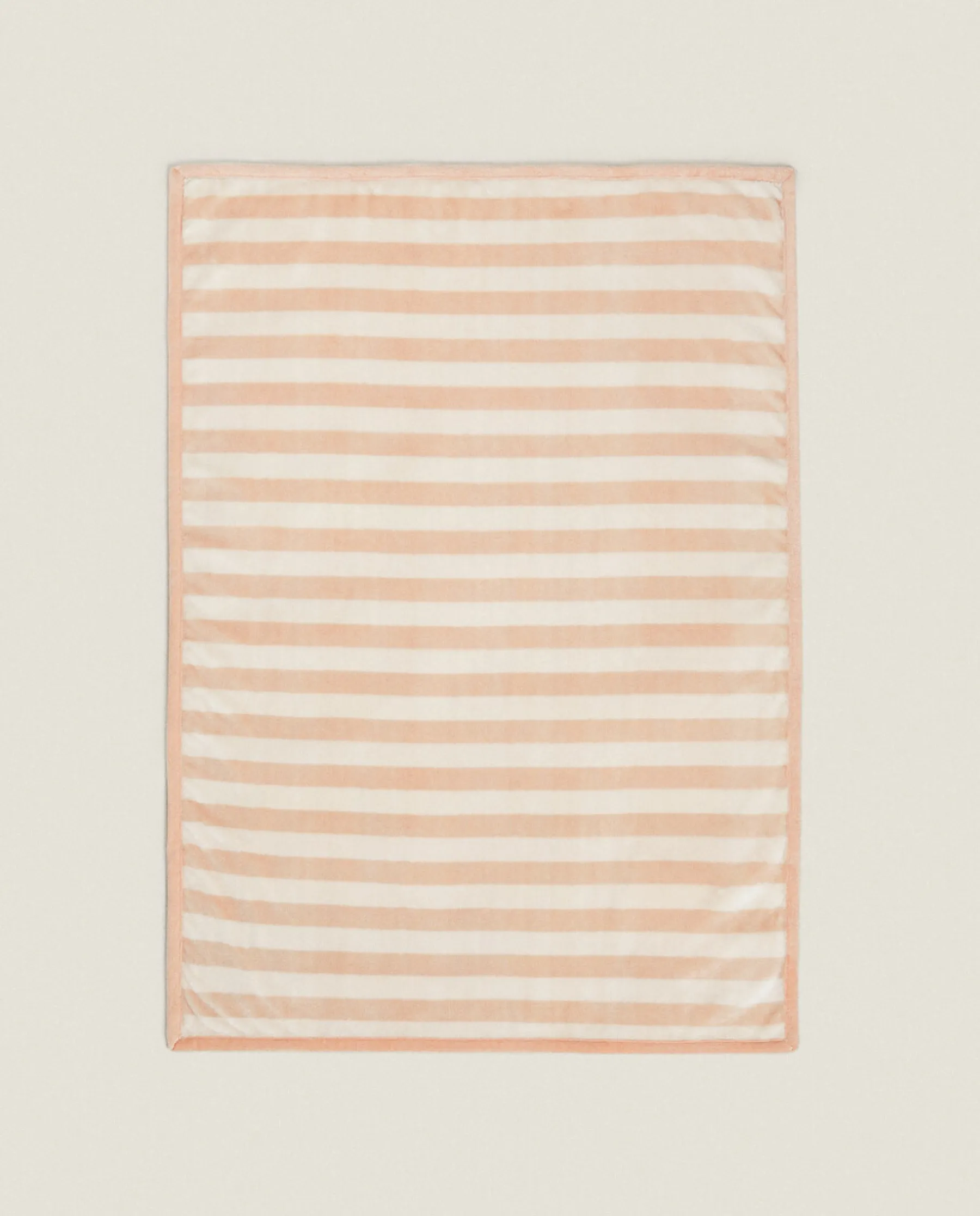 ZARA Home Striped Fleece Blanket