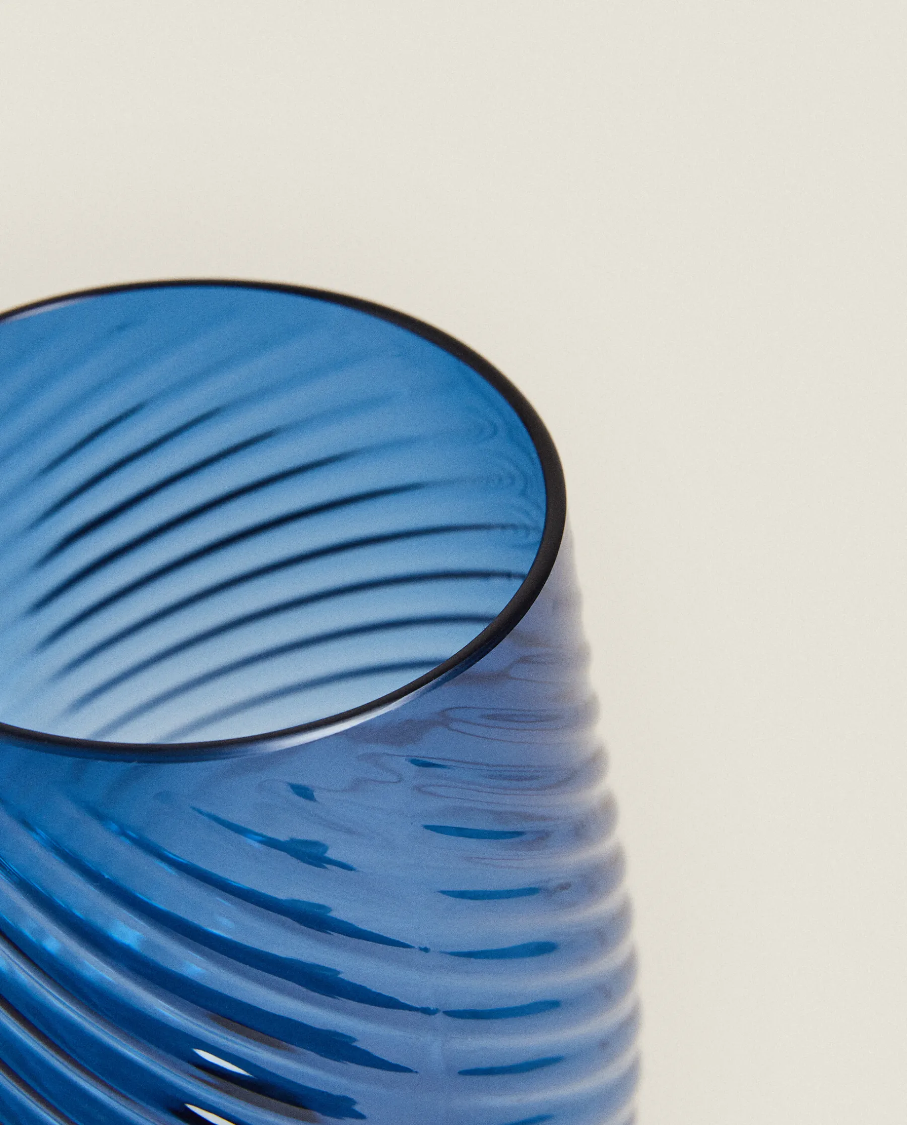 ZARA Home Striped Glass