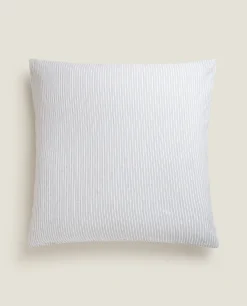 ZARA Home Striped Linen Pillowcase